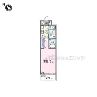 セリオ【104号室】の間取り