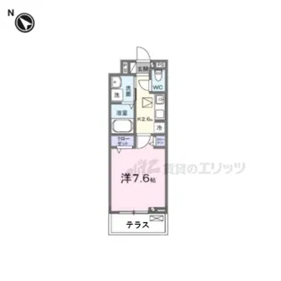 セリオ【105号室】の間取り