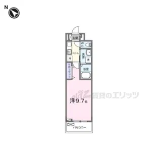 セリオ【204号室】の間取り