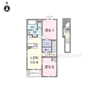 グランシャルム【205号室】の間取り