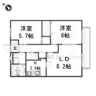 メゾンドエトワールA【202号室】の間取り