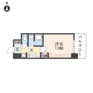 リヴェント尼崎【2階】の間取り