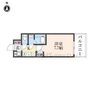 リヴェント尼崎【2階】の間取り