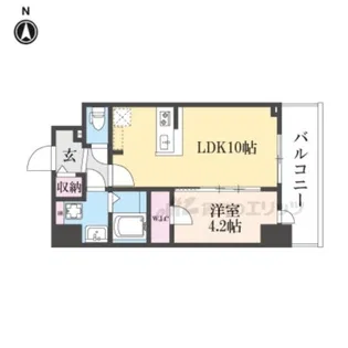 リヴェント尼崎【12階】の間取り