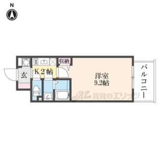 リヴェント尼崎【10階】の間取り