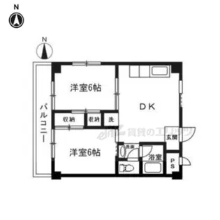 シャンブル吉岡【3階】の間取り