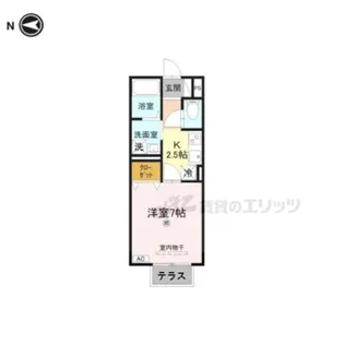 ロイヤルハイツ【103号室】の間取り