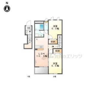 フィオーレ【205号室】の間取り