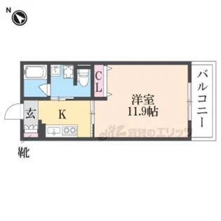 ヴィア夢木香近江八幡Ⅰ【3階】の間取り