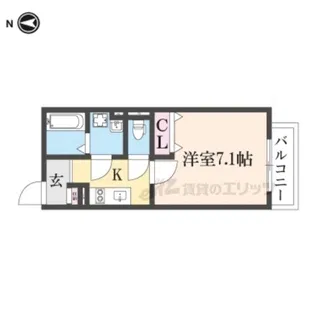 INOVE吉松【301号室】の間取り