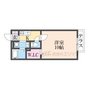 プルミエールB【1階】の間取り