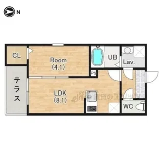 ジーメゾン富雄フォルシェ【3階】の間取り