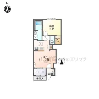 モア・イースト7【101号室】の間取り