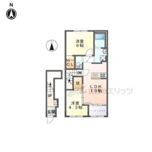 モア・イースト7【205号室】の間取り