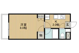 ガーデンオルヴィエート【1階】の間取り