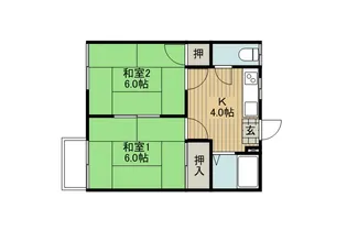 フォーブル赤沼【1階】の間取り