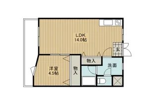 アシスト諏訪マンション【1階】の間取り