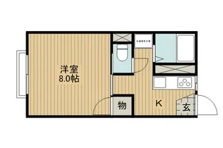 フレグランスハーモニー【1階】の間取り