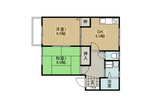 フォーレスミナト【2階】の間取り