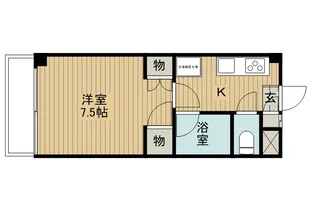 ヒルサイド・ビレッヂ【1階】の間取り