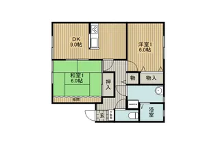 パストラーレ高島【2階】の間取り