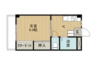 アルペンハイツ【4階】の間取り