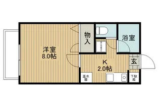 メゾンエクリエⅠ【1階】の間取り