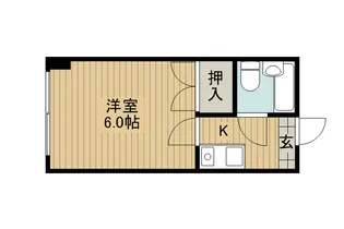 信和第二マンション【3階】の間取り