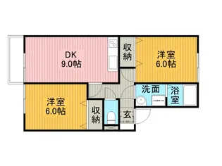 エスポワールY【1階】の間取り