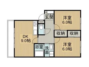 サンリツ・プレース浜沢【2階】の間取り