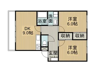 サンリツ・プレース浜沢【2階】の間取り