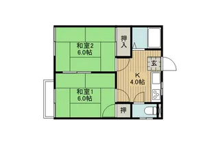 2Kの間取り画像