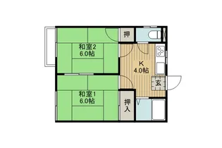 2Kの間取り画像