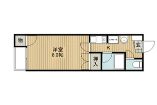 セブンスターハイツすわ【2階】の間取り