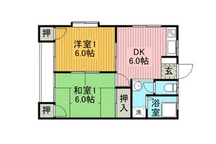 コヤマコーポ【2階】の間取り