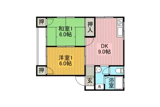 コーポさくら【2階】の間取り