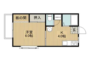 コーポエイトA【2階】の間取り
