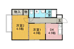 コーポウェイラ53【2階】の間取り
