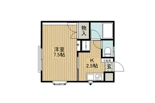 コーポナガクラ【1階】の間取り