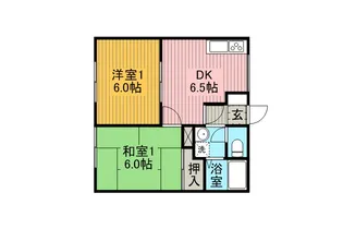 サンライフコバA棟【1階】の間取り