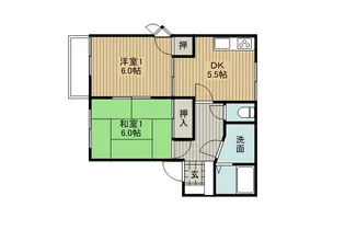 フレグランススズラン【2階】の間取り