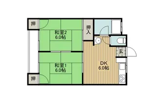 第一五味コーポ【1階】の間取り