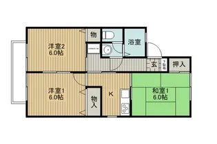 ル パサージュⅠ【1階】の間取り