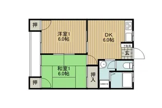 タナダコーポラス【2階】の間取り