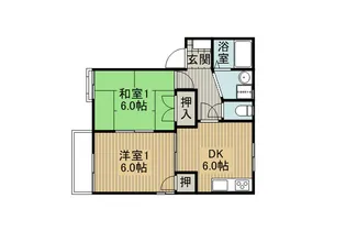 ピア波間Ⅲ【1階】の間取り