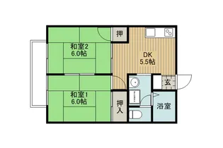 メゾン上の森【2階】の間取り