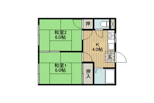 TOBUハイツ【1階】の間取り