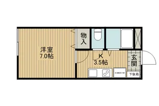 長峰ビーチハウス【1階】の間取り