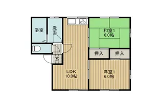フレグランスカサイ【1階】の間取り