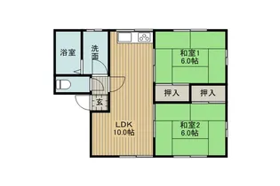フレグランスカサイ【1階】の間取り